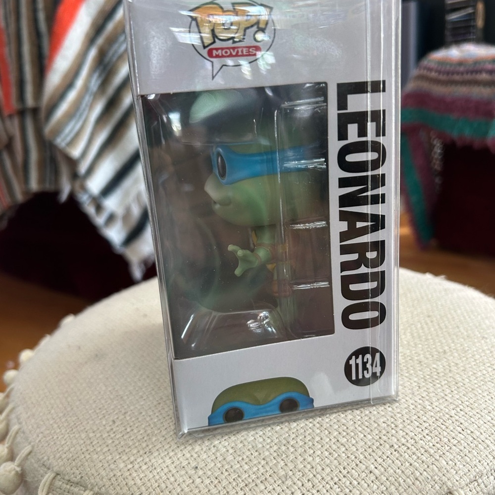 Leonardo Funko Pop! Movies 1134 Teenage Mutant Ninja Turtles Pop TMNT 2 - Picture 3 of 8